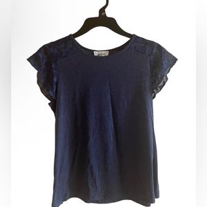 Cloud Chaser blue star lined T-shirt